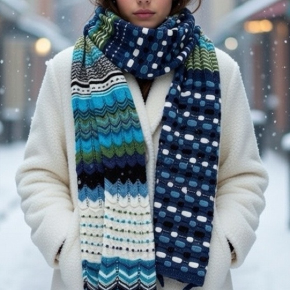 Missoni Vibrant Patterned Scarf